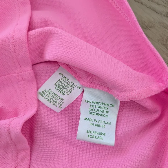 Lilly Pulitzer UPF 50+ Luxletic Martina Polo in Pink - Picture 3 of 7